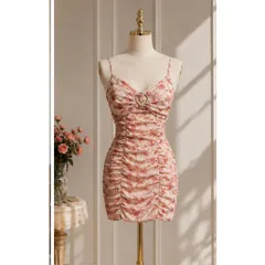 (NEW) Đầm nhún body hoạ tiết (43kg)