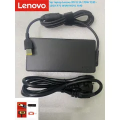 Sạc laptop Lenovo 20V 8.5A 170W Y530 - 15ICH P71 W540 W541 Y540 - 15IRH chân vuông slim