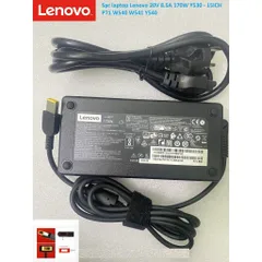 Adapter sạc Lenovo 20V 8.5A 170W Slim chân vuông dùng cho Y530 Y540 P71 W540 W541