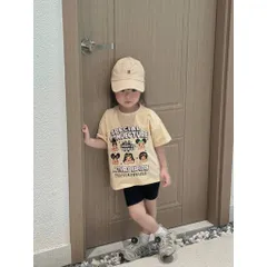 Quần áo bé gái, set áo cotton dáng rộng hoạ tiết SPECIAL kèm quần legging đùi cho bé 9-26kg