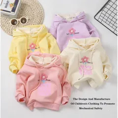 Đồ thu đông cho bé, áo Hoodie nỉ lót lông QC dày dặn cho bé gái bé trai 8-17kg