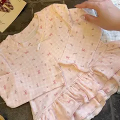 Bộ thu đông bé gái, set bộ quần áo dài tay chất thun thông hơi hoạ tiết hoa nhí dễ thương cho bé 9-26kg