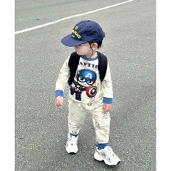 Quần áo thu đông bé trai, set bộ cotton dài tay hoạ tiết American và Iron Man cho bé 8-26kg