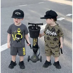 Quần áo bé trai, set bộ quần áo cộc tay chất cotton hoạ tiết Batman cho bé từ 8-26kg