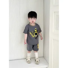 Quần áo bé trai, set bộ quần áo cộc tay chất cotton hoạ tiết Batman cho bé từ 8-26kg