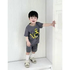 Quần áo bé trai, set bộ quần áo cộc tay chất cotton hoạ tiết Batman cho bé từ 8-26kg