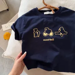 Áo cotton cộc tay cho bé trai và bé gái hoạ tiết Mont-bell siêu yêu size 8-24kg