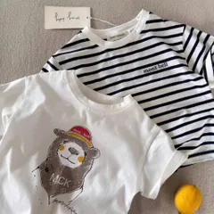 Áo cotton cộc tay cho bé trai và bé gái hoạ tiết Mont-bell siêu yêu size 8-24kg