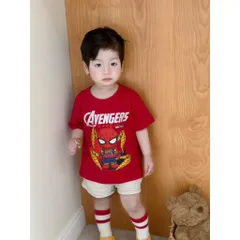Áo phông bé trai, áo cotton siêu nhân mẫu mới 2026 cho bé 9-27kg
