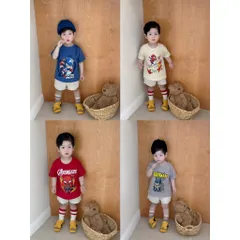 Áo phông bé trai, áo cotton siêu nhân mẫu mới 2026 cho bé 9-27kg