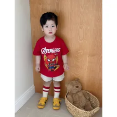 Áo phông bé trai, áo cotton siêu nhân mẫu mới 2026 cho bé 9-27kg