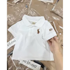 Áo polo bé trai, áo polo 3 màu hoạ tiết hình thêu cho bé 9-24kg