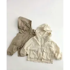 Áo khoác nhẹ, áo khoác gió tone màu nâu Hàn Quốc cho bé trai 8-27kg