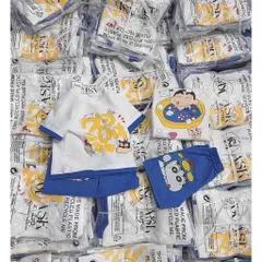 Quần áo bé trai, set bộ cộc tay chất cotton hoạ tiết SHIN dễ thương cho bé 9-27kg