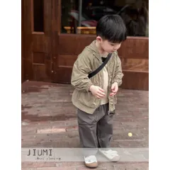 Áo khoác nhẹ, áo khoác gió tone màu nâu Hàn Quốc cho bé trai 8-27kg