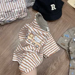 Quần áo bé trai, set bộ cộc tay chất cotton xước hoạ tiết ô tô cho bé size 9-26kg