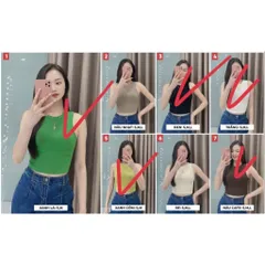 Aó ba lỗ bé gái, áo croptop chất tăm siêu đẹp cho bé