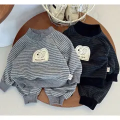 Quần áo thu đông bé trai, set bộ nỉ nhung tuyết thêu đắp hình sóc dễ thương cho bé 8-24kg