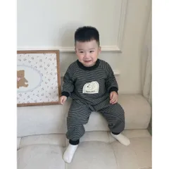 Quần áo thu đông bé trai, set bộ nỉ nhung tuyết thêu đắp hình sóc dễ thương cho bé 8-24kg