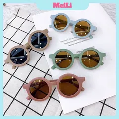 Kính trẻ em, kính dâm thời trang gọng tròn màu pastel cho bé (<5 tuổi)