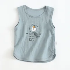 Áo ba lỗ bé trai, áo ba lỗ bé gái, áo ba lỗ chất cotton hình gấu Pooh dễ thương cho bé 8-25kg