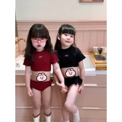 Đồ bơi bé gái, set bộ bikini 2 mảnh CAZY cho bé 10-35kg