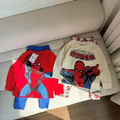 Quần áo bé trai, set bộ dài tay thu đông người nhện mẫu mới cho bé 9-24kg