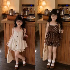 Quàn áo bé gái, set bộ bé gái áo 2 dây đũi chấm bi kèm quần short đùi phong cách Hàn Quốc ( Size 10-30kg)