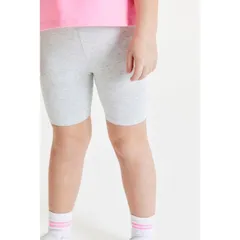 Quần đùi bé gái, quần legging đùi chất cotton zip cho bé 10-30kg