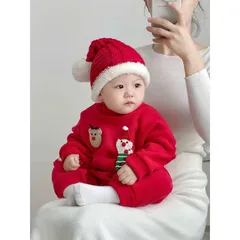 Bộ body cho bé sơ sinh, set body nỉ thêu đắp hình dễ thương kèm mũ cho bé trai và bé gái từ 7-15kg