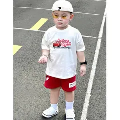 Quần áo bé trai, bộ đồ bé trai Lightning McQueen cộc tay chất cotton loại 1 cho bé 9-27kg