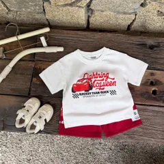 Quần áo bé trai, bộ đồ bé trai Lightning McQueen cộc tay chất cotton loại 1 cho bé 9-27kg