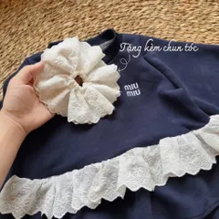 Quần áo dài tay bé gái, set bộ thu đông chất nỉ vạt áo phối ren thô boi kèm quần ống suông cho bé 10-30kg