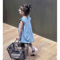 Váy cho bé gái, váy jean baby doll cánh tiên cho bé 10-30kg