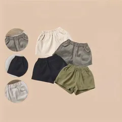 Loại 1- Quần đùi bé trai, quần short kaki mẫu mới cho bé 13-32kg