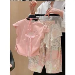 Quần áo bé gái, set bộ áo cotton zip hồng kết hợp quần suông thô đũi phong cách Hàn Quốc size 8-36kg