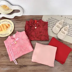 Áo dài cách tân cho bé gái, set áo dài gấm mềm kèm quần lụa cho bé từ 10-30kg