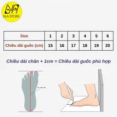 Guốc mộc cho bé, dép guốc gỗ cho bé trai và bé gái