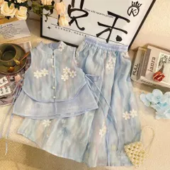 Quần áo bé gái, set bộ áo sát nách kèm quần ống suông chất tơ thêu hoa cho bé size 10-30kg