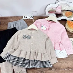 Quần áo thu đông bé gái, set áo len thỏ dáng Babydoll kèm quần legging cho bé gái (10–20kg)