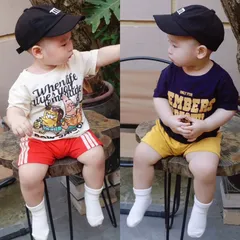 Quần áo bé trai, set bộ cộc tay chất cotton họa tiết sóng biển cho bé 8-27kg