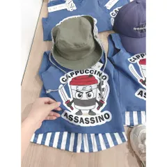 Quần áo bé trai, set bộ sát nách cotton Capuchino cho bé 9-27kg