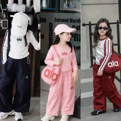 Quần áo bé gái, set 3ct: áo cotton sài tay, quần suông rộng và túi ALA cho bé 10-32kg