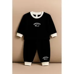 Bộ thu đông cho bé, set bộ dài tay chất zip dày dặn thêu hình chú cừu Minisheep cho bé trai và bé gái size 6-18kg