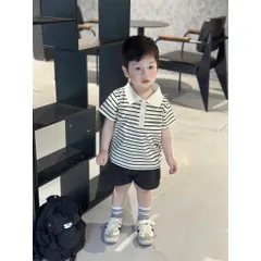 Áo polo bé trai, áo có cổ hoạ tiết TRUST năng động, lịch sự chuẩn Style Hàn Quốc size 9-26kg