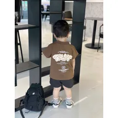 Áo polo bé trai, áo có cổ hoạ tiết TRUST năng động, lịch sự chuẩn Style Hàn Quốc size 9-26kg