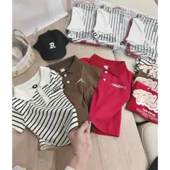 Áo polo bé trai, áo có cổ hoạ tiết TRUST năng động, lịch sự chuẩn Style Hàn Quốc size 9-26kg