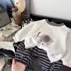Quần áo thu đông bé trai, set bộ áo nỉ 2 da cao cấp thêu đắp hình chú voi kèm quàn zip kẻ dày dặn cho bé từ 9-26kg