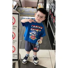 Quần áo bé trai, set bộ quần áo chất cotton họa tiết Đội trưởng Mỹ size cho bé 10-30kg