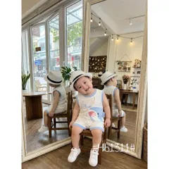 Set bộ cotton zip Hàn Quốc cho bé trai bé gái 8-20kg – đồ bộ sát nách cotton mềm mát hình cá heo dễ thương